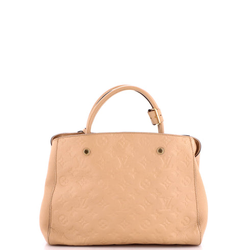 Montaigne Handbag Monogram Empreinte Leather MM