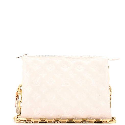Coussin Bag Monogram Embossed Lambskin PM