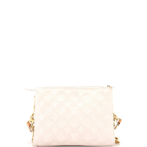 Coussin Bag Monogram Embossed Lambskin PM