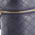 Gaby Zip Around Vanity Bag Quilted Leather Mini