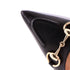 Women's Horsebit Pointed Toe Slingback Pumps Leather
