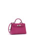Kelly Mini II Bag Rose Pourpre Chevre Mysore with Palladium Hardware 20