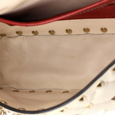 Rockstud Spike Flap Bag Quilted Leather Small