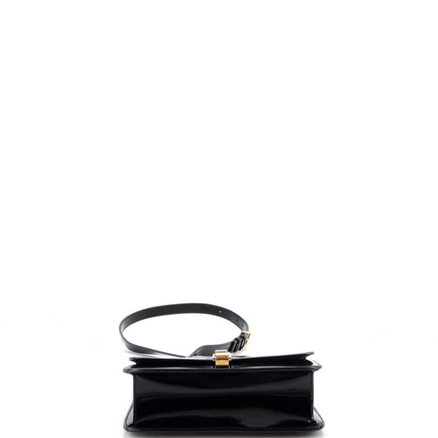 Carre Satchel Patent Medium