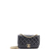 Flap Phone Holder with Chain Quilted Lambskin