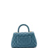 Coco Top Handle Bag Quilted Caviar Mini