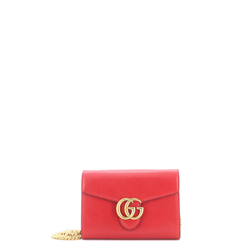 GG Marmont Chain Wallet Leather Mini