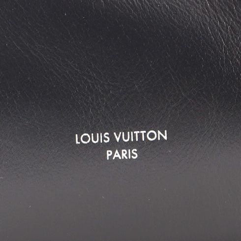 Side Trunk Vibe Handbag Leather with Monogram Canvas MM