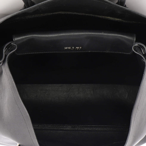 Cuir Double Tote Leather Large
