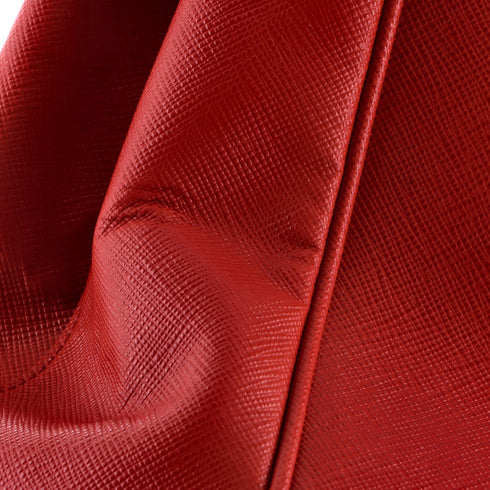 Double Zip Lux Tote Saffiano Leather Large