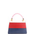 Queen Margaret Top Handle Bag Colorblock Leather Small