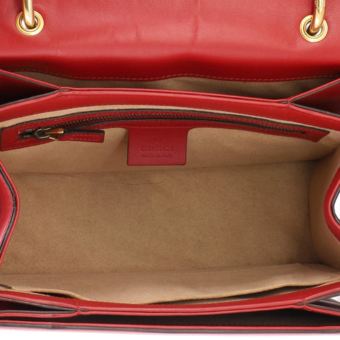 Queen Margaret Top Handle Bag Colorblock Leather Small
