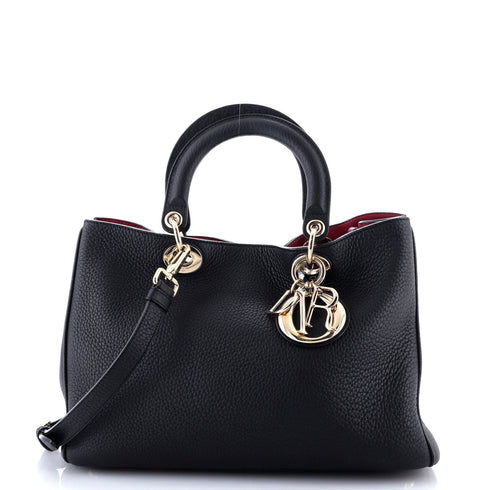 Diorissimo Tote Pebbled Leather Medium