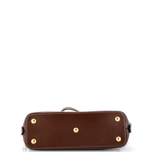 Horsebit 1955 Top Handle Bag GG Coated Canvas with Leather Medium