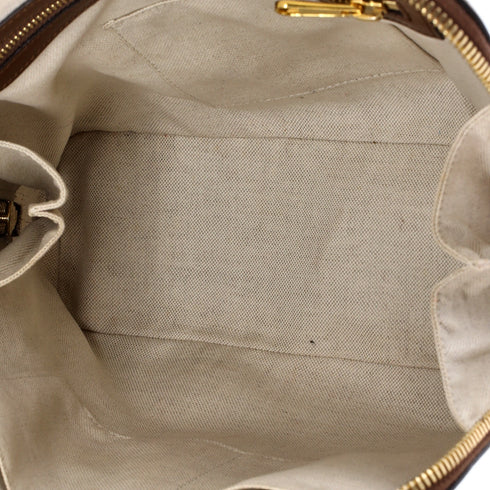 Horsebit 1955 Top Handle Bag GG Coated Canvas with Leather Medium