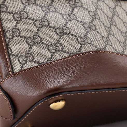 Horsebit 1955 Top Handle Bag GG Coated Canvas with Leather Medium