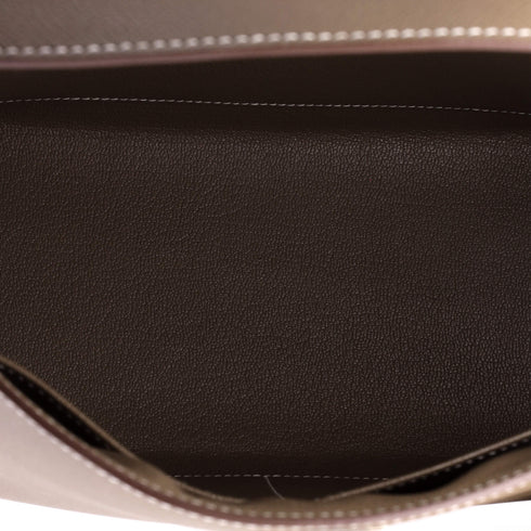 Special Order Kelly Handbag Etoupe Epsom with Palladium Hardware 28