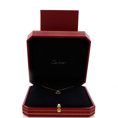 Trinity Pendant Necklace 18K Tricolor Gold with Diamond