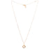 Trinity Pendant Necklace 18K Tricolor Gold with Diamond