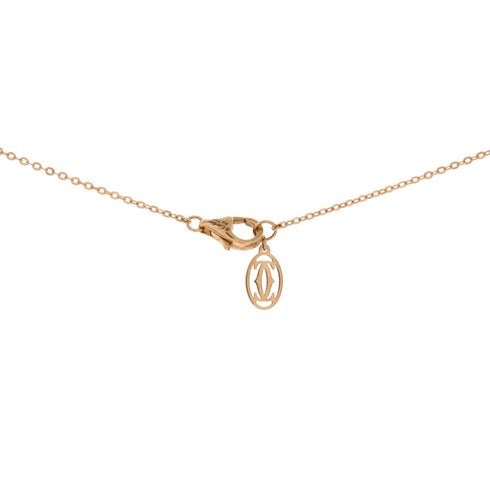 Trinity Pendant Necklace 18K Tricolor Gold with Diamond