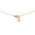 Trinity Pendant Necklace 18K Tricolor Gold with Diamond