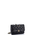 Two Tone Flap Bag NM Quilted Lambskin with Patent Small