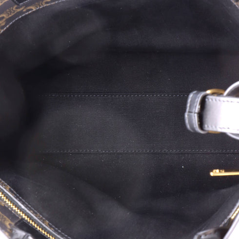 Vertical Cabas Tote Triomphe Coated Canvas Medium