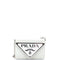 Maxi Triangle Logo Chain Flap Bag Brushed Leather Small