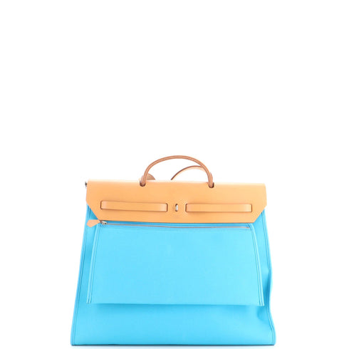 Herbag Zip Leather and Toile 39