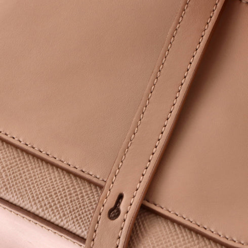 Identity Flap Shoulder Bag Saffiano with City Calf Small