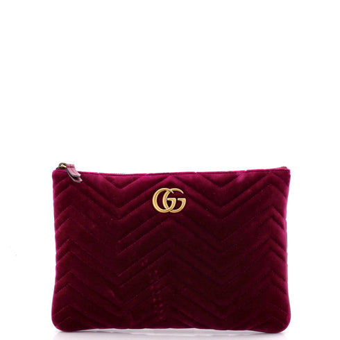 GG Marmont Pouch Matelasse Velvet