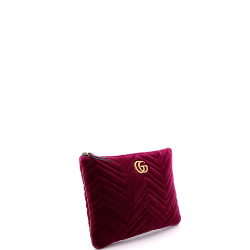GG Marmont Pouch Matelasse Velvet