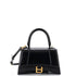 Hourglass Top Handle Bag Leather Small
