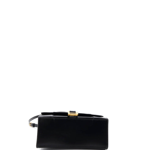 Hourglass Top Handle Bag Leather Small