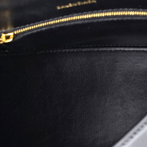 Hourglass Top Handle Bag Leather Small