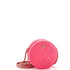 Round Clutch with Chain Quilted Caviar Mini