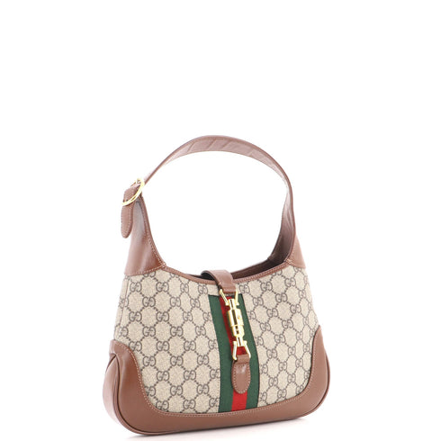Jackie 1961 Hobo GG Coated Canvas Small