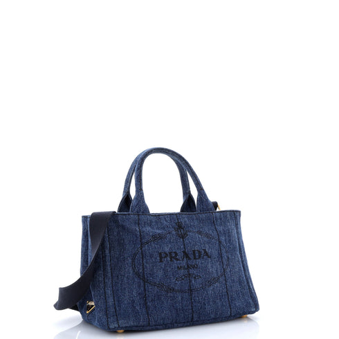 Canapa Convertible Tote Denim Mini