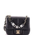 Monacoco Logo Blocks Square Flap Bag Quilted Lambskin with Resin Mini