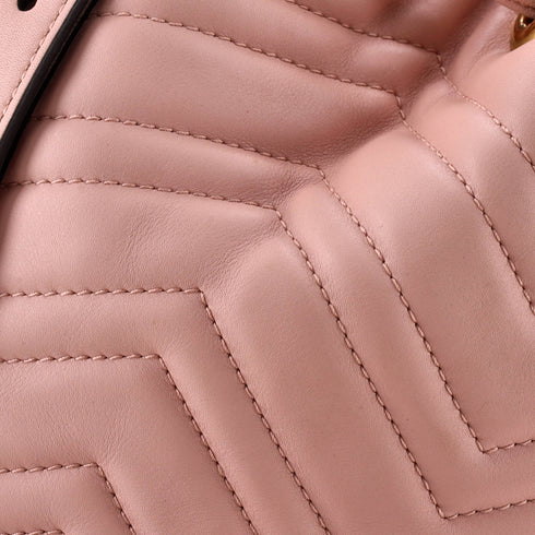 GG Marmont Bucket Bag Matelasse Leather Small