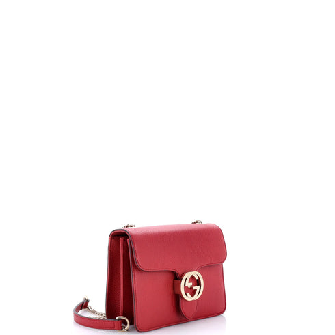 Interlocking Shoulder Bag Leather Small