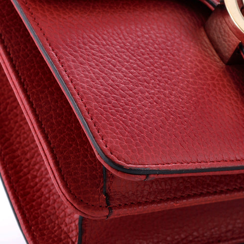 Interlocking Shoulder Bag Leather Small