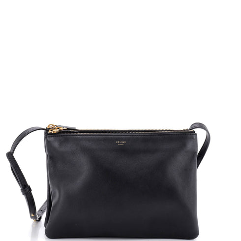 Trio Crossbody Bag Leather Large