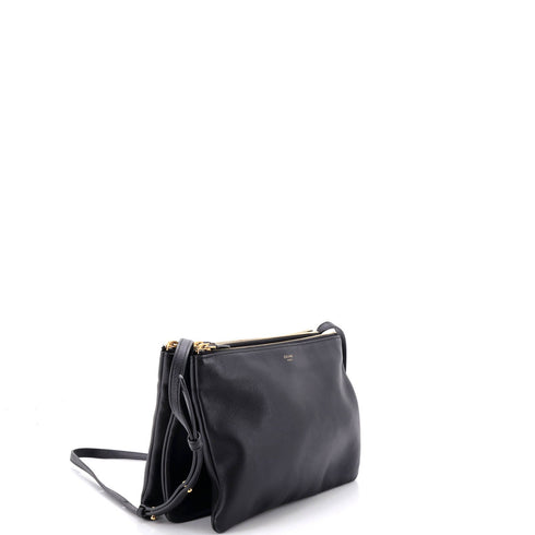 Trio Crossbody Bag Leather Large