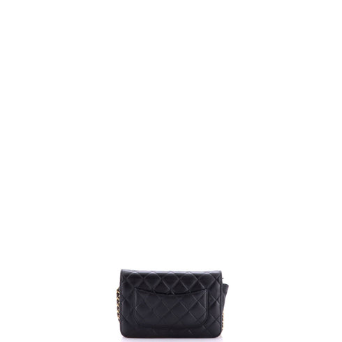 Wallet on Chain Quilted Lambskin