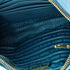 Zip Flat Shoulder Bag Saffiano Leather Small