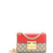 Padlock Shoulder Bag GG Coated Canvas and Leather Small