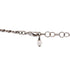 CC Station Long Necklace Metal with Faux Pearls and Crystals