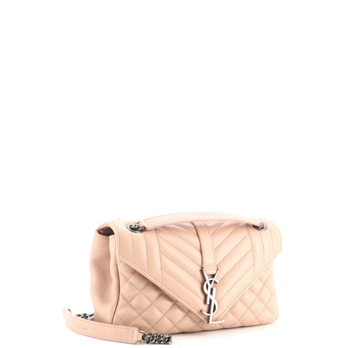 Classic Monogram Slouchy Envelope Satchel Mixed Matelasse Leather Medium