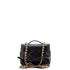 CC Chain Top Handle Square Backpack Quilted Caviar Medium